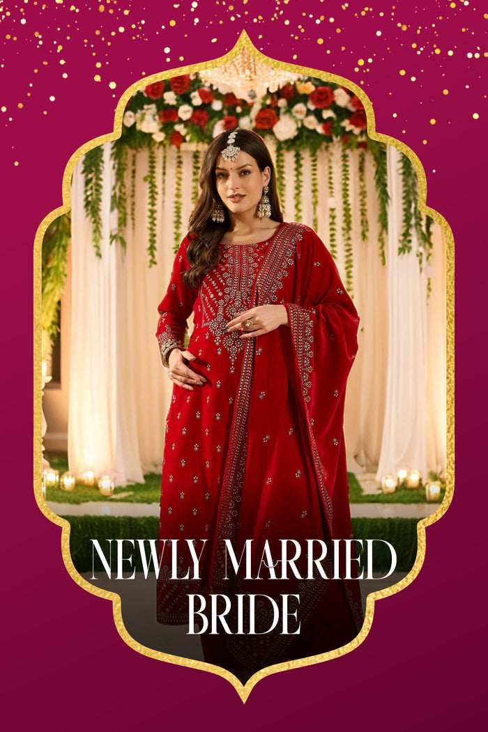 Newly Married Bride Outfit Guide Elegant Red Ethnic Wear for Special Occasions