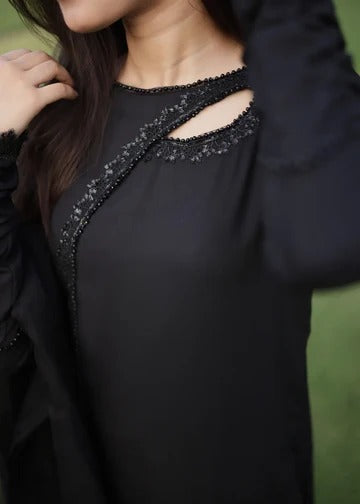 Designer Black Ethnic Wear for Women Modern Indian Style