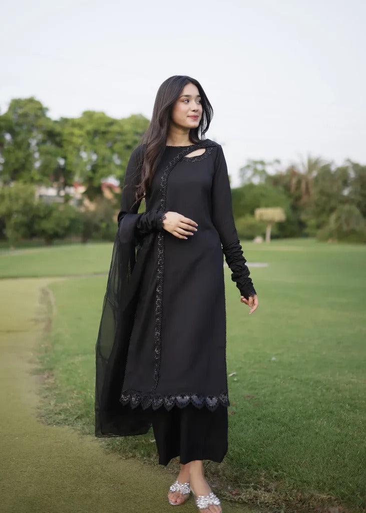 Designer Black Ethnic Wear for Women Modern Indian Style