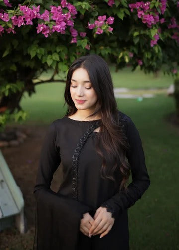 Designer Black Ethnic Wear for Women Modern Indian Style