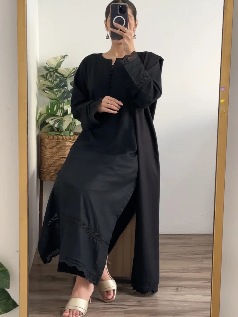 Elegant Black Straight Kurta for Women Casual & Festive Wear