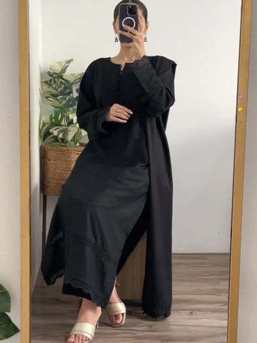 Elegant Black Straight Kurta for Women Casual & Festive Wear