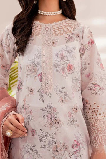 Stylish White Floral Kurta Set for Women Premium Collection
