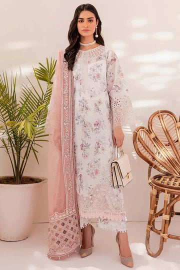 Stylish White Floral Kurta Set for Women Premium Collection
