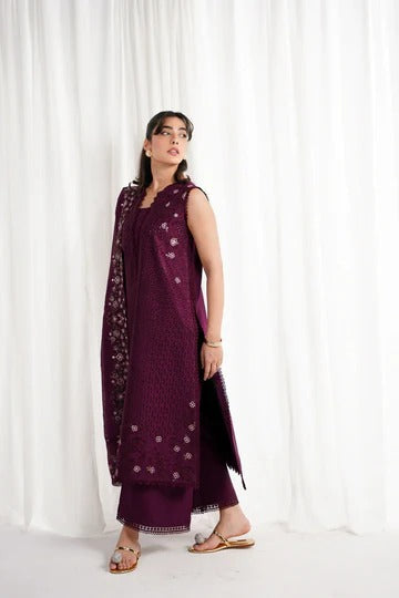 Elegant Purple Flared Kurta Set for Women Festive & Party Wear