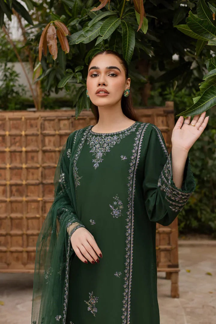 Elegant Green Kurta Pant Set with Dupatta Festive & Party Wear