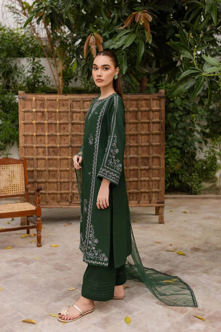 Elegant Green Kurta Pant Set with Dupatta Festive & Party Wear