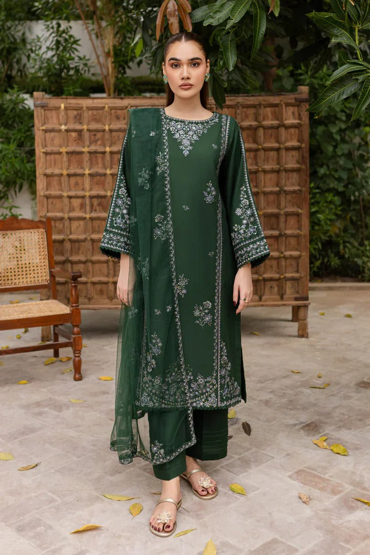Elegant Green Kurta Pant Set with Dupatta Festive & Party Wear