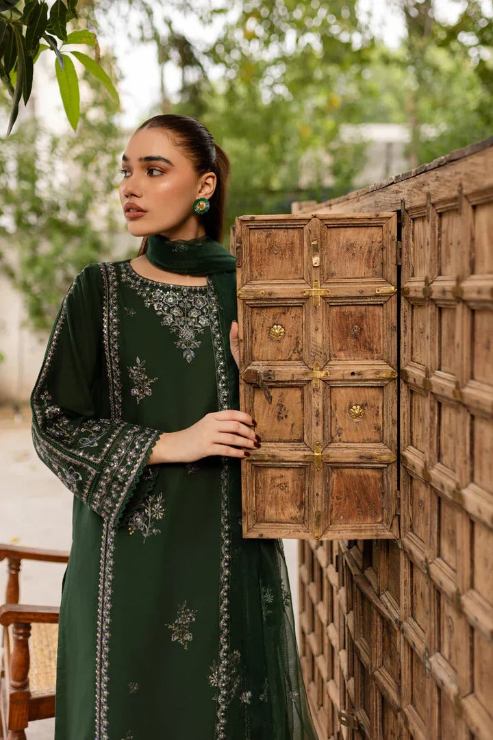 Elegant Green Kurta Pant Set with Dupatta Festive & Party Wear