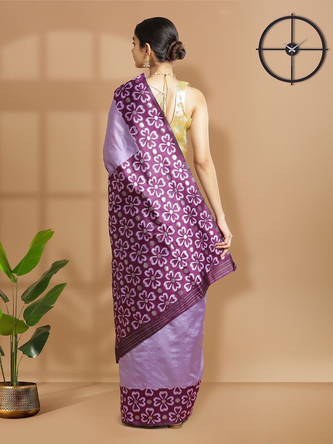Festival Wear Lavender Color Soft Silk Saree