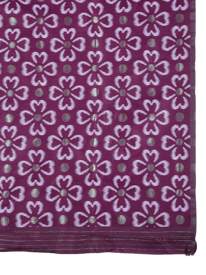 Festival Wear Lavender Color Soft Silk Saree