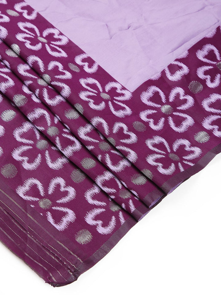 Festival Wear Lavender Color Soft Silk Saree