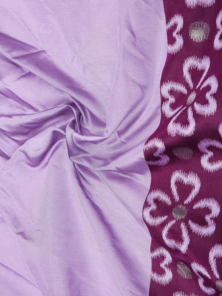 Festival Wear Lavender Color Soft Silk Saree