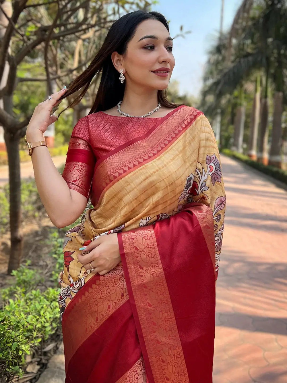 Festival Wear Mustard Color Soft Silk Saree