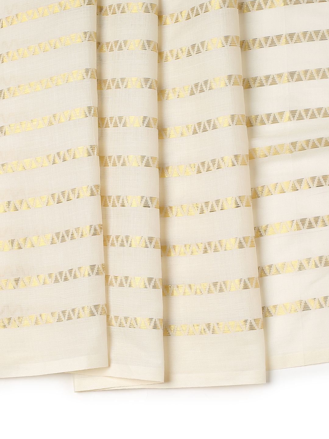 Festival Wear Off White Color Cotton Soft Silk Saree