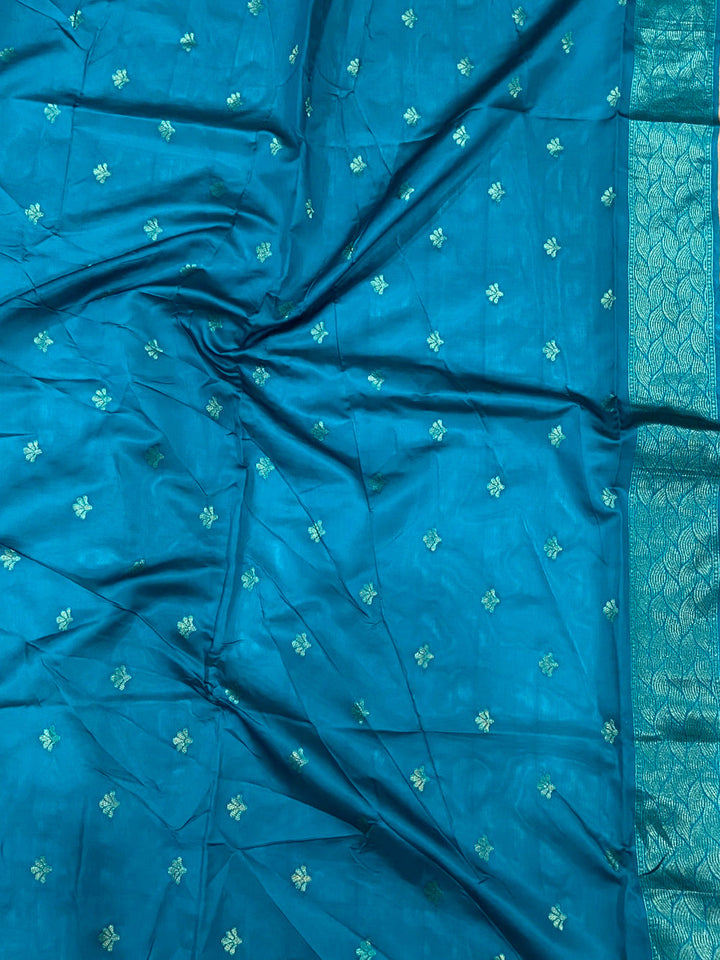 Festival Wear Peach Color Soft Silk Saree