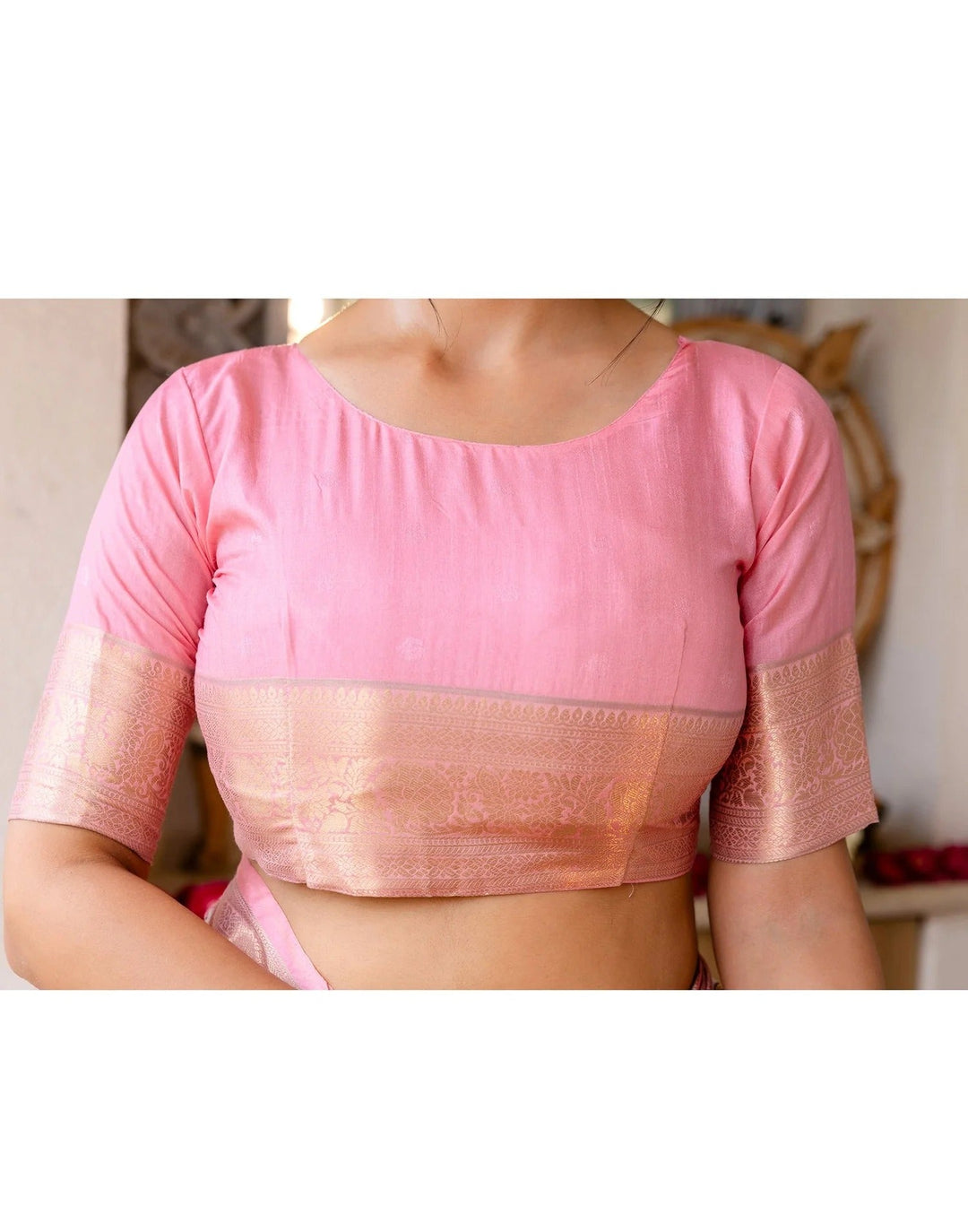 Festival Wear Pink Color Soft Silk Printed Saree