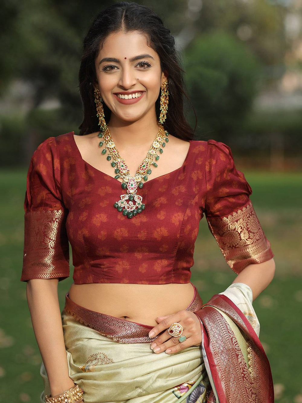 Festival Wear Pista Color Soft Silk Saree