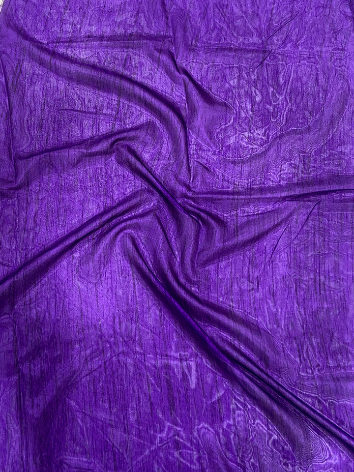 Festival Wear Purple Color Soft Silk Saree