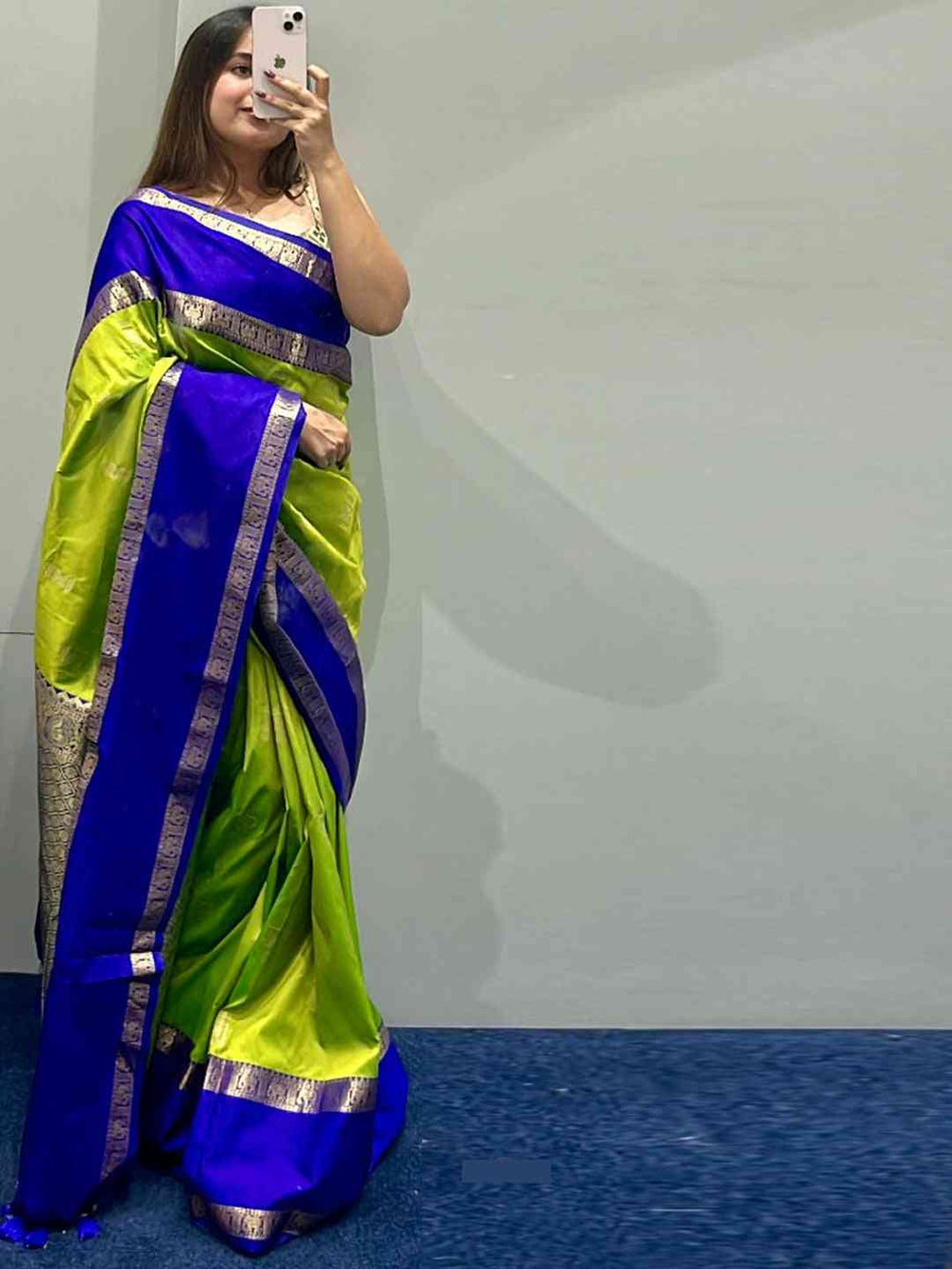 Festive Wear Multi Color Soft Silk Saree