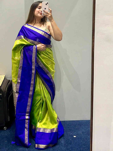 Festive Wear Multi Color Soft Silk Saree