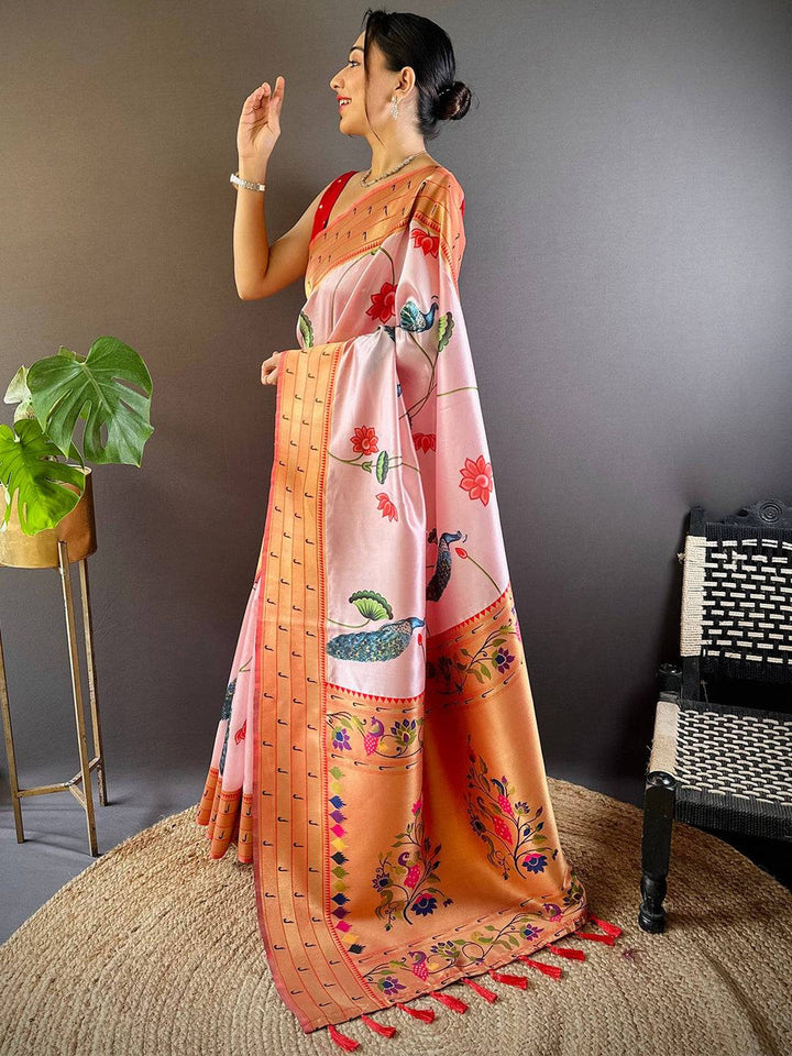 Office Faction Wear Heritage Elegance Soft Silk Saree