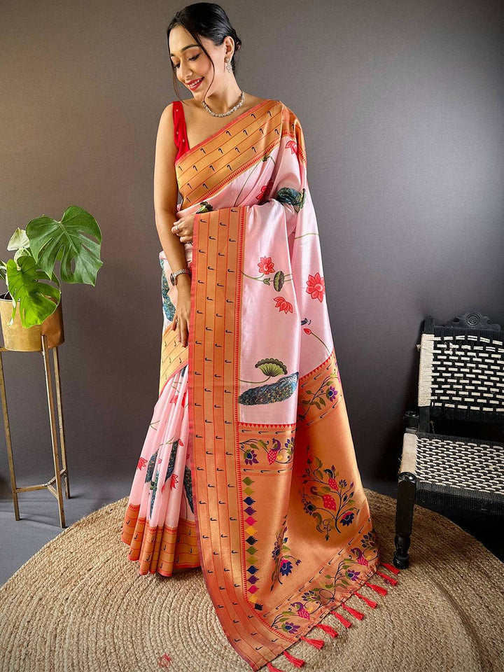 Office Faction Wear Heritage Elegance Soft Silk Saree