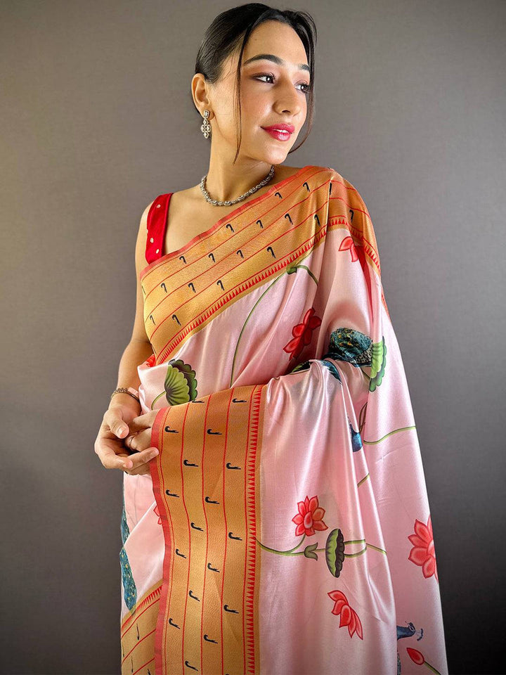 Office Faction Wear Heritage Elegance Soft Silk Saree