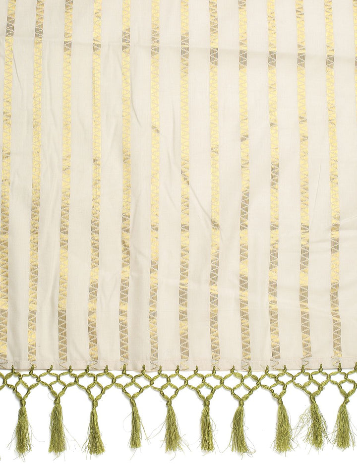 Party Wear Off White Color Cotton Soft Silk Saree