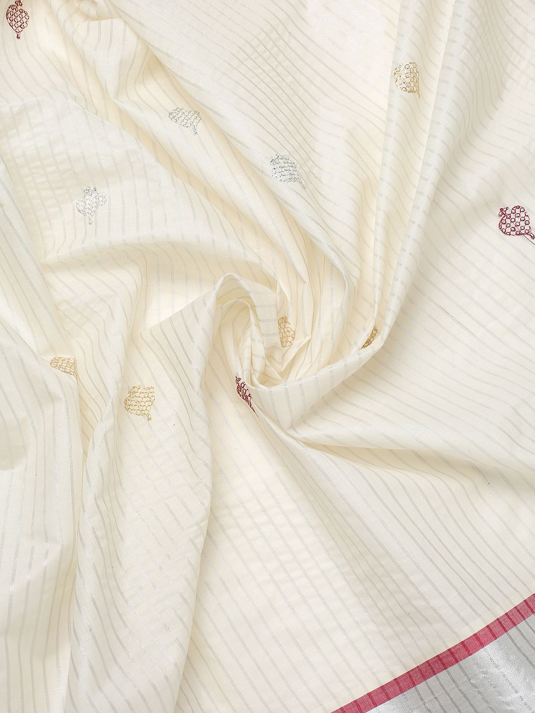 Party Wear Off-White Color Soft Silk Saree