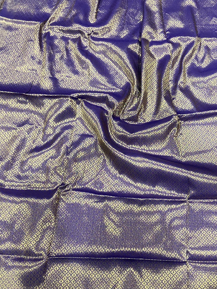 Party Wear Purple Color Soft Silk Saree