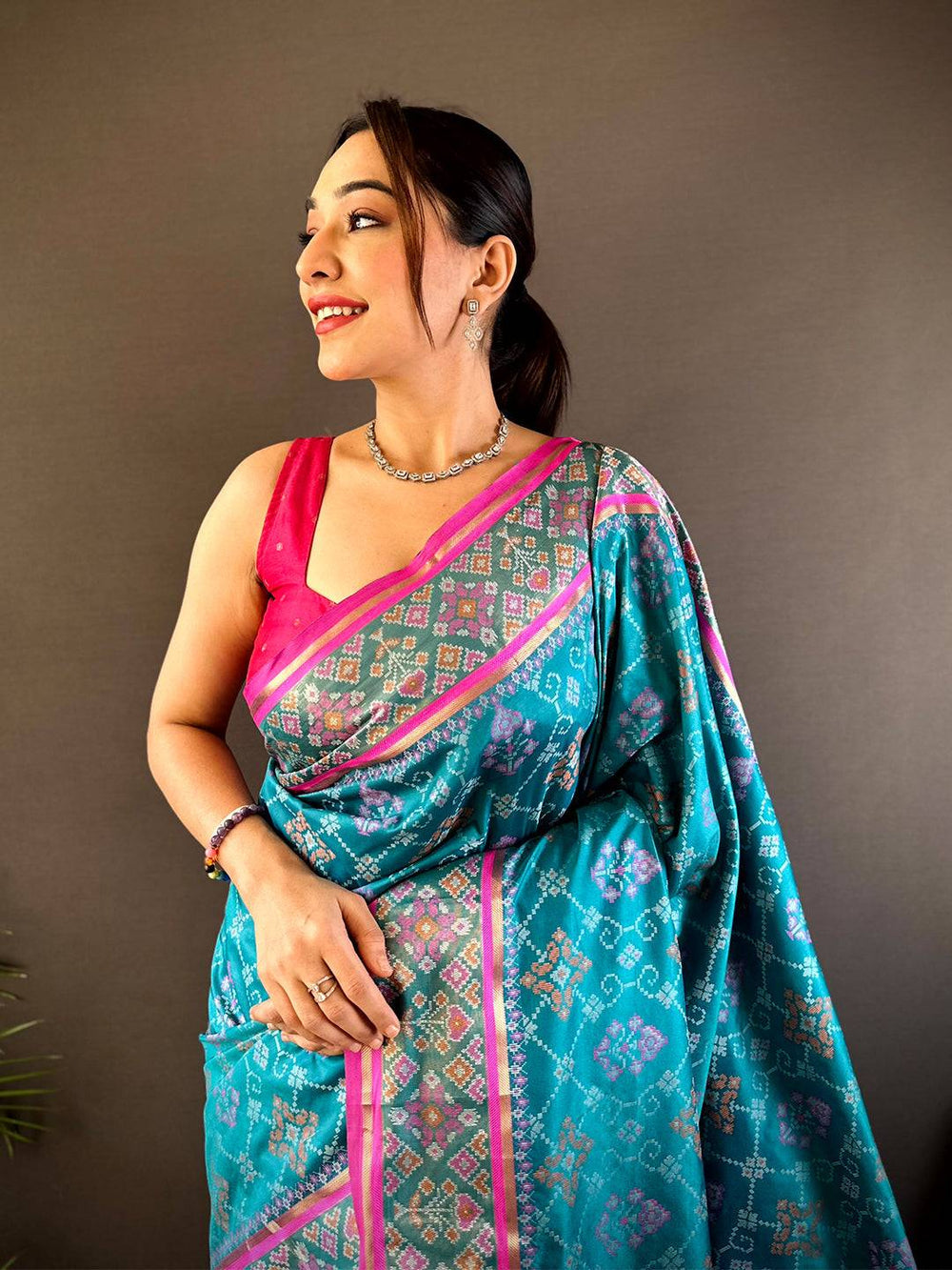 Party Wear Sky Blue Color Soft Silk Saree