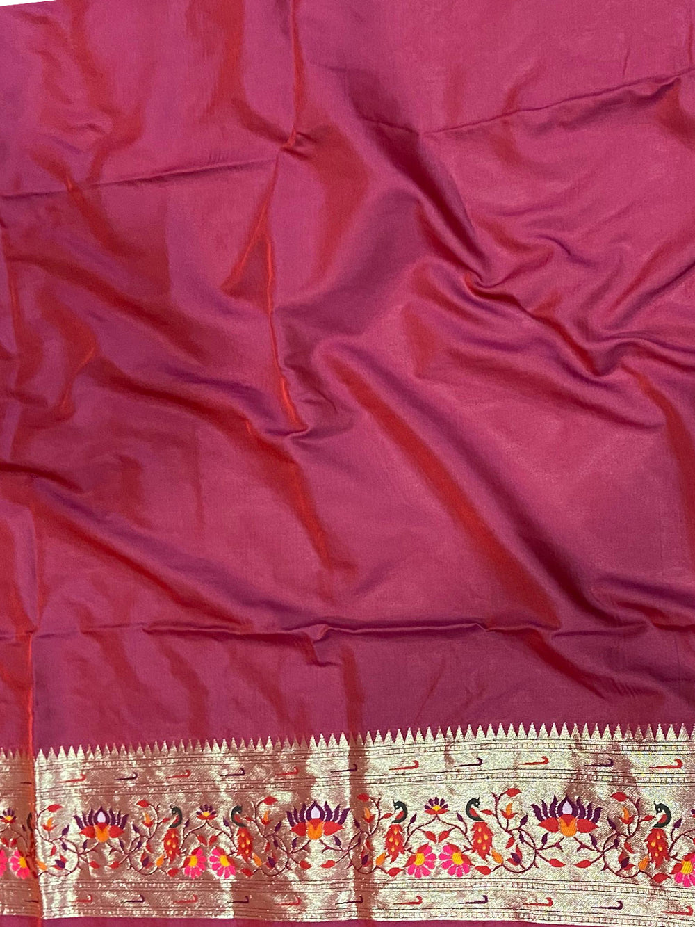 Party Wear Wine Color Soft Silk Saree
