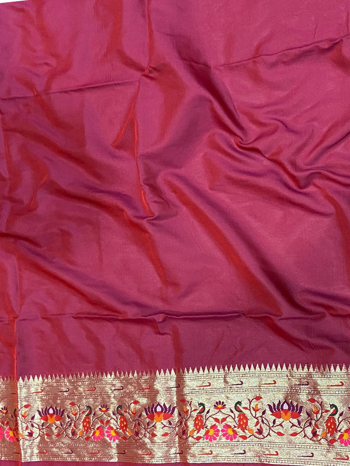 Party Wear Wine Color Soft Silk Saree