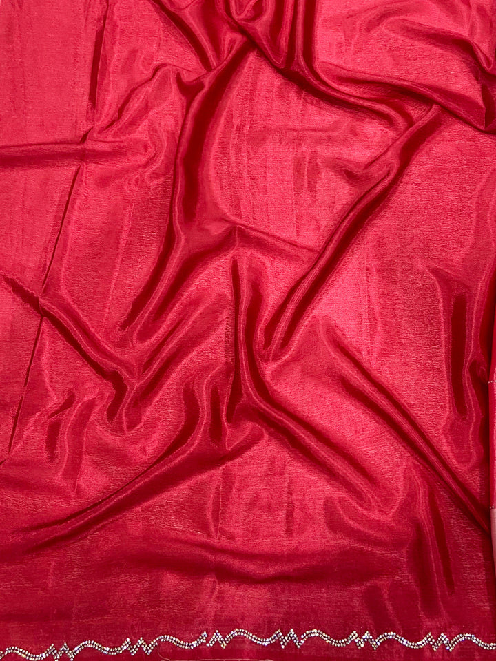 Wedding Wear Elegant Rainbow Color Soft Silk Saree