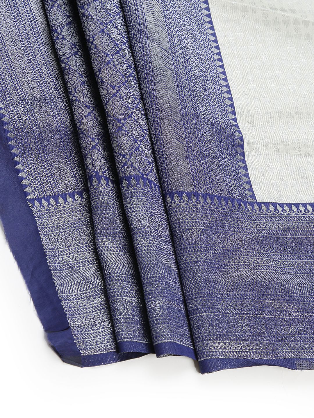 Wedding Wear Grey Color Soft Silk Saree