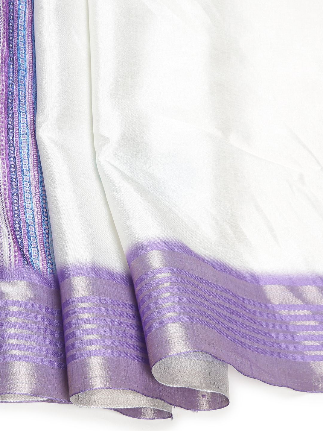 Wedding Wear Off White Color Soft Silk Saree