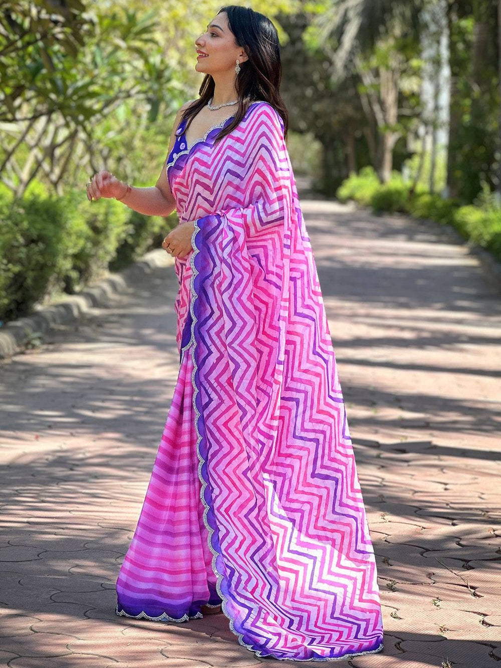 Wedding Wear Pink Color Soft Silk Saree
