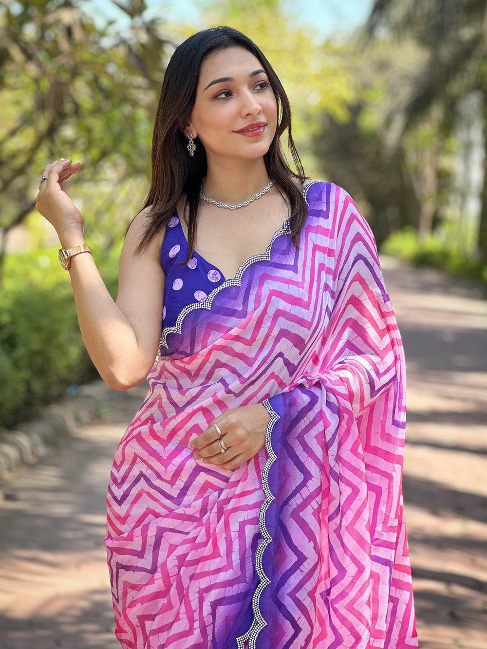 Wedding Wear Pink Color Soft Silk Saree
