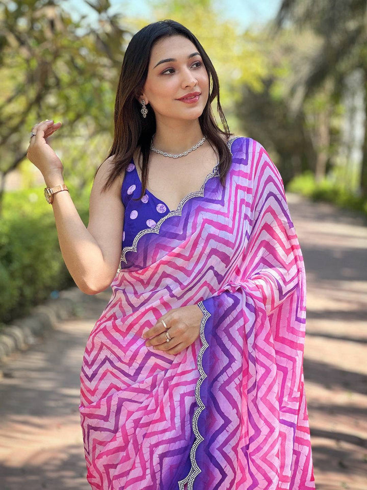 Wedding Wear Pink Color Soft Silk Saree