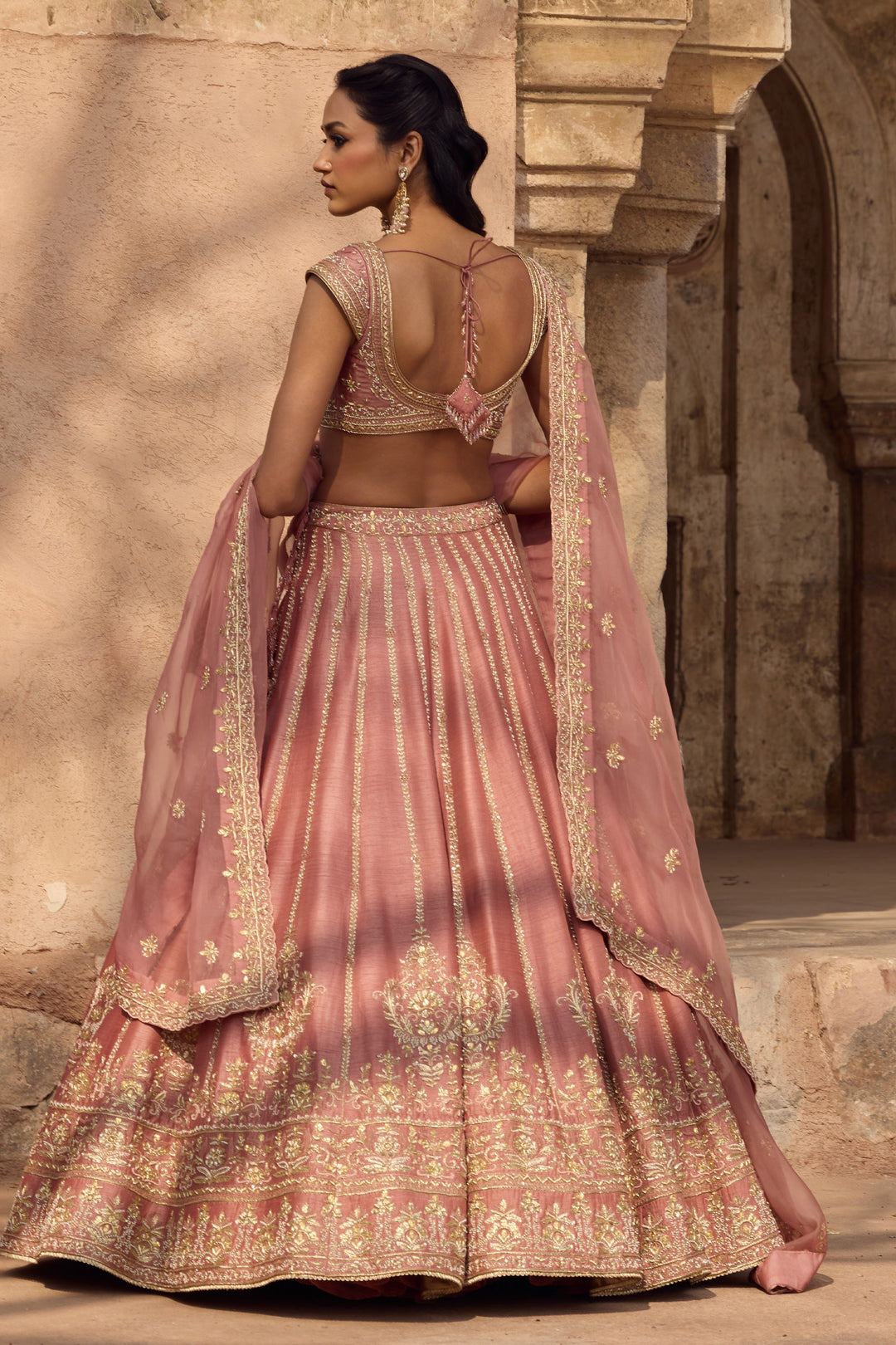Designer Blush Pink Ethnic Lehenga for Women Premium Traditional Fashion