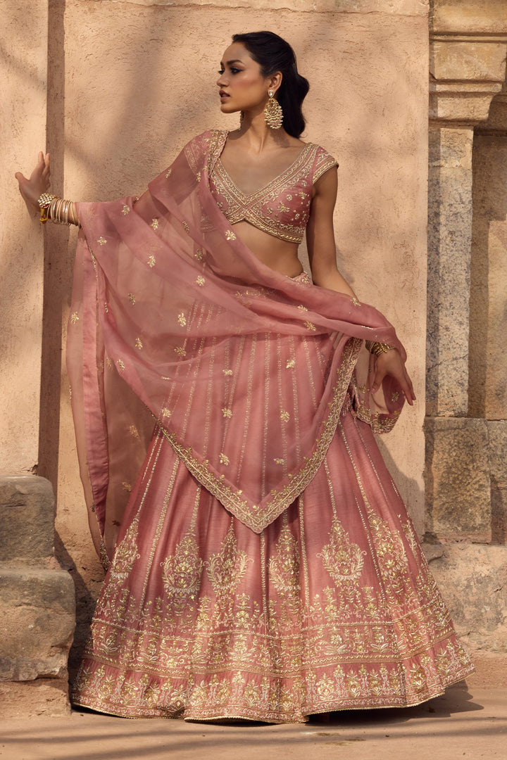 Designer Blush Pink Ethnic Lehenga for Women Premium Traditional Fashion
