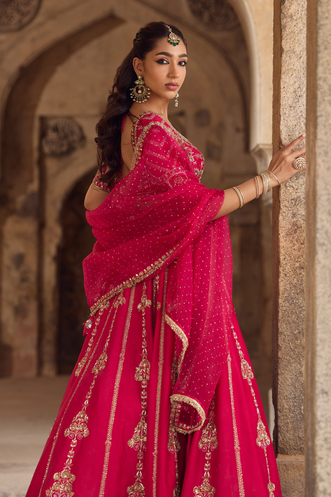 Designer Hot Pink Ethnic Lehenga for Women Premium Traditional Fashion