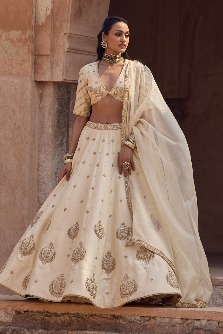 Designer Off White Lehenga Choli for Women Premium Ethnic Fashion