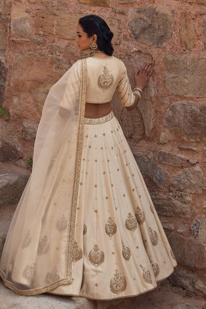 Designer Off White Lehenga Choli for Women Premium Ethnic Fashion