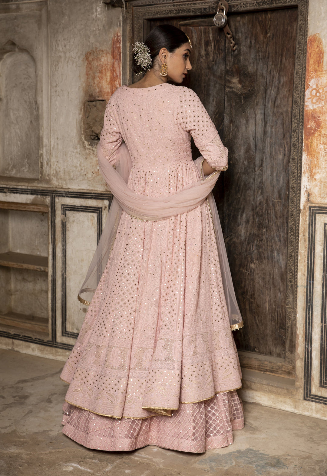 Designer Blush Pink Ethnic Lehenga for Women Premium Traditional Fashion