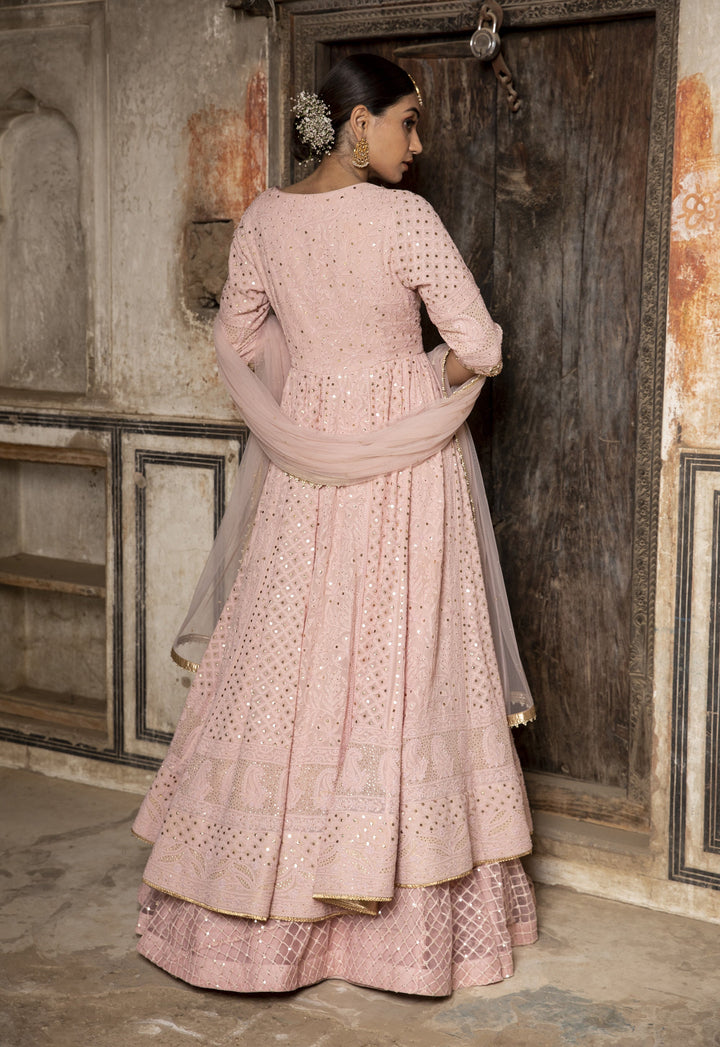 Designer Blush Pink Ethnic Lehenga for Women Premium Traditional Fashion