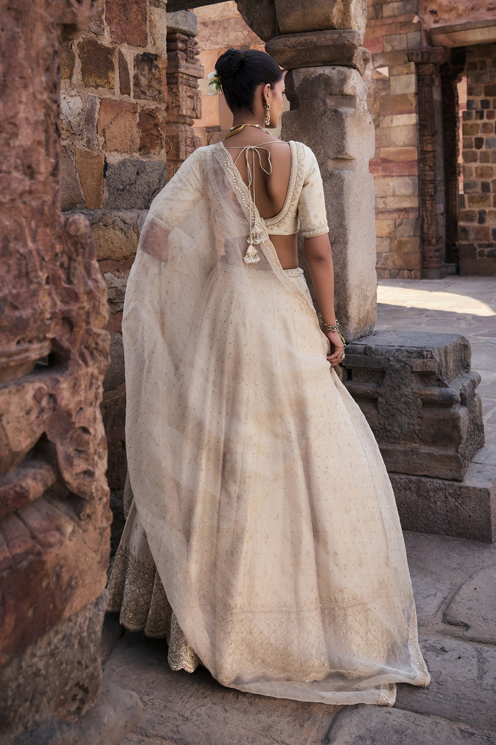 Designer Ivory Ethnic Lehenga for Women Premium Traditional Fashion