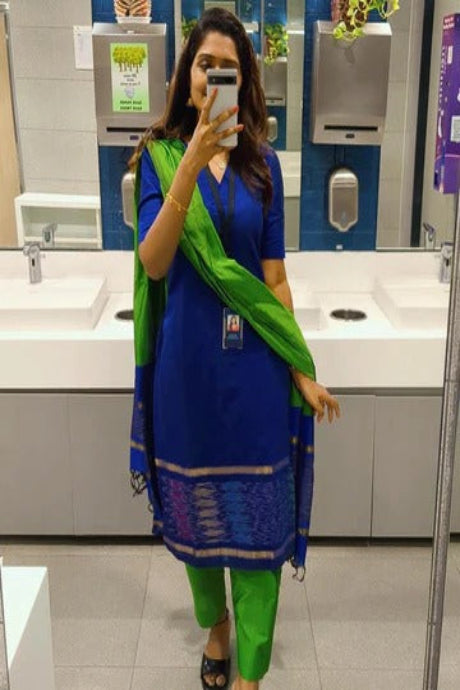 Elegant Blue Kurta Set for Women Premium Ethnic Wear