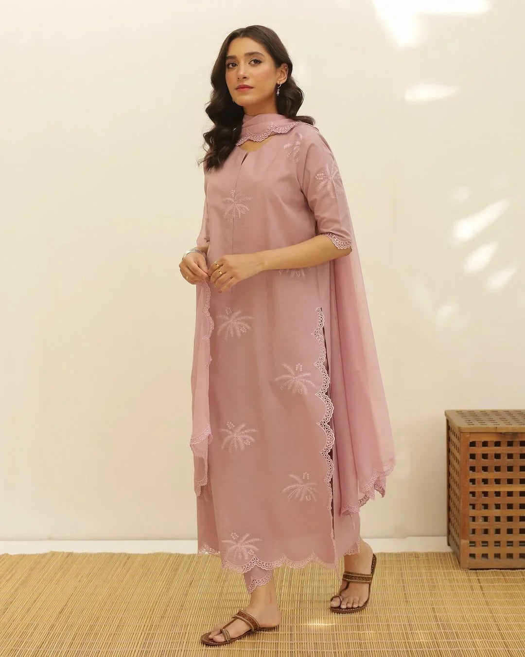 Soft Pink Anarkali Dress for Women Premium Ethnic Collection